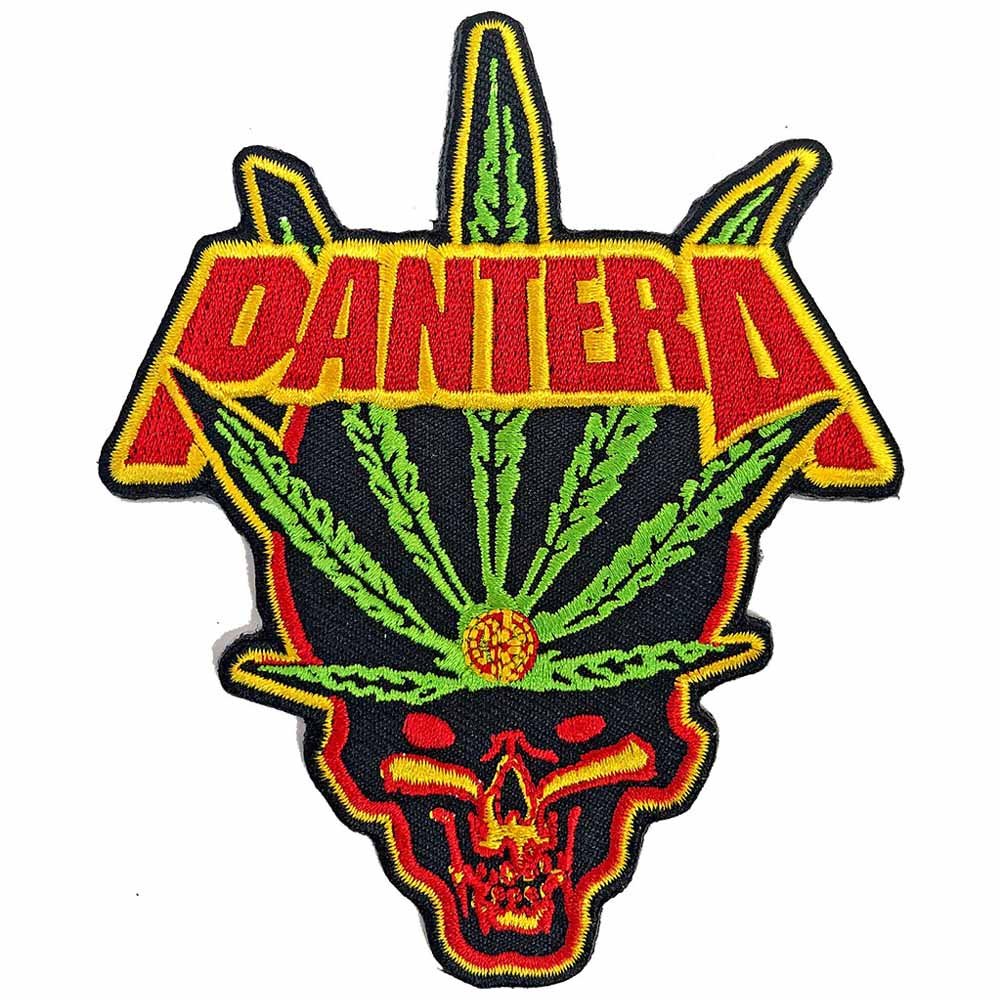 PANTERA パンテラ - Leaf Skull / ワッペン - PGS
